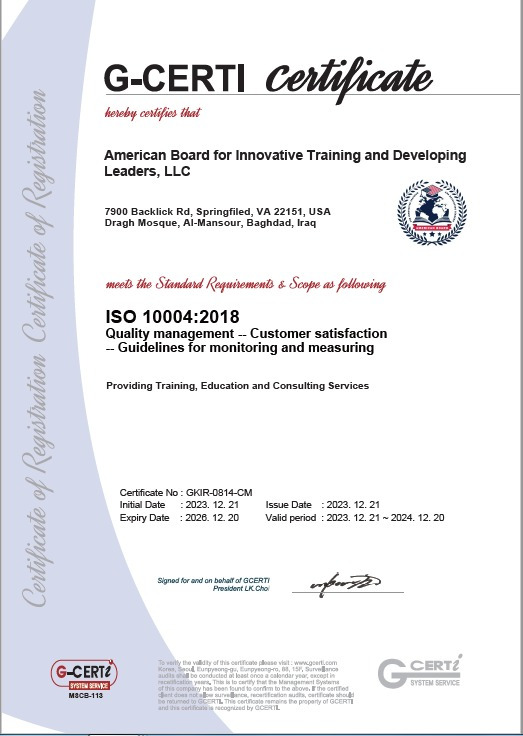 American Board Receives International ISO Certifications