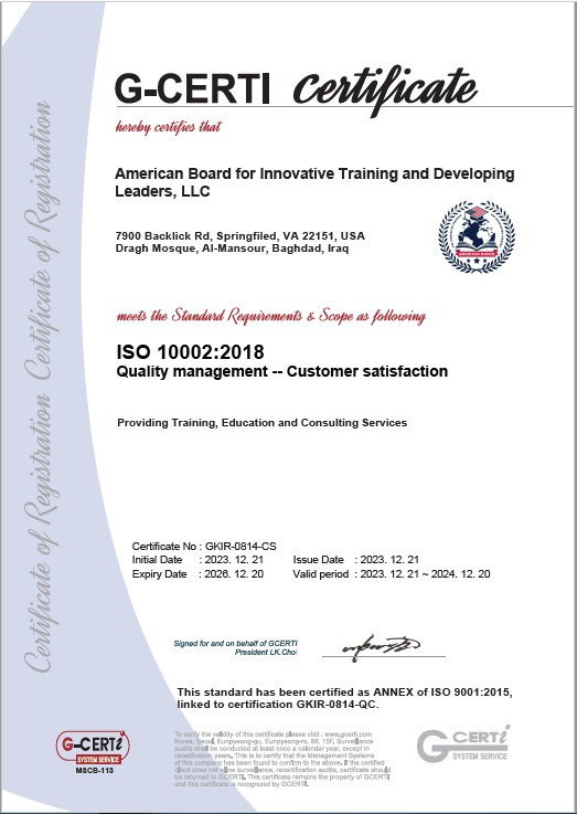 American Board Receives International ISO Certifications
